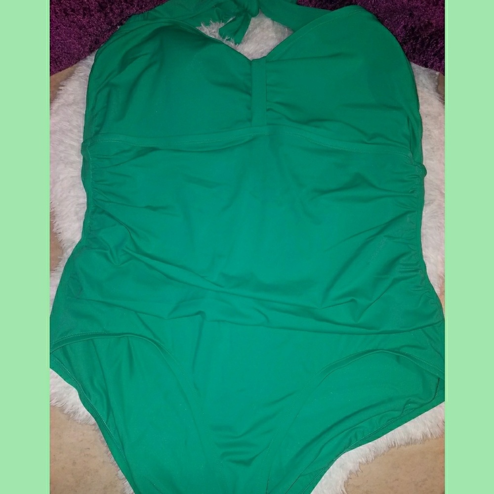 Aqua Green Plus Size Bathing suit Size 24W
